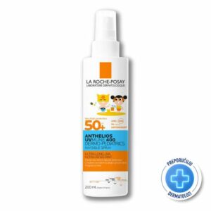 La Roche-Posay ANTHELIOS UVMUNE 400 DERMO - PEDIATRICS Nevidljivi sprej za zaštitu od sunca za decu SPF50+, 200 ml