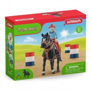 Schleich-Kaubojka u trci sa preprekama