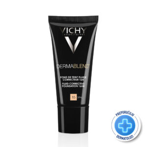 VICHY DERMABLEND Tečni puder visoke pokrivne moći SPF28, 30 ml, 15 Opal