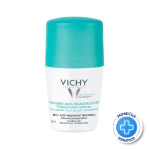 VICHY DÉODORANT Roll-on dezodorans za regulaciju prekomernog znojenja 48h, 50 ml