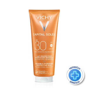 VICHY CAPITAL SOLEIL Hidratantno mleko za zaštitu od sunca za lice i telo SPF30, porodično pakovanje, 300 ml