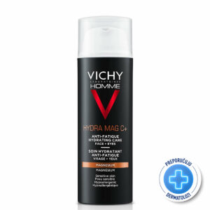 VICHY HOMME HYDRA MAG C+ Hidrantna nega protiv znakova umora za lice i područje oko očiju, 50 ml