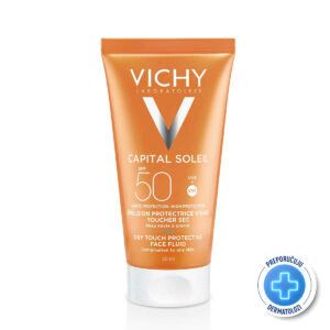 VICHY CAPITAL SOLEIL DRY TOUCH Fluid za mešovitu do masnu osetljivu kožu lica SPF50, 50 ml
