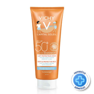 VICHY CAPITAL SOLEIL Мleko za zaštitu osetljive dečje kože od sunca za lice i telo SPF50+, 300 ml
