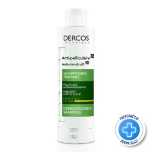 VICHY DERCOS AD Šampon protiv peruti za suvu kosu, 200 ml