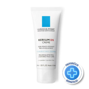 La Roche-Posay KERIUM DS Umirujuća nega za masnu kožu lica koja neutralizira crvenilo i perutanje kože, 40 ml