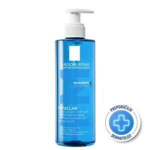 La Roche-Posay EFFACLAR Penušavi gel za čišćenje masne, osetljive kože sklone aknama, 400 ml