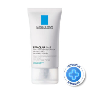 La Roche-Posay EFFACLAR MAT Hidratantna nega za lice s mat-efektom koja reguliše proizvodnju sebuma, 40 ml