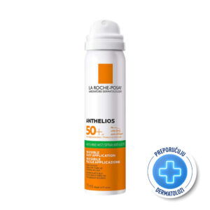 La Roche-Posay ANTHELIOS Nevidljivi i osvežavajući sprej za lice za zaštitu od sunca protiv sjaja, 75 ml
