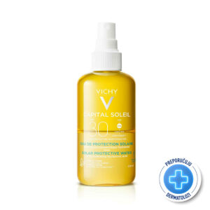 VICHY CAPITAL SOLEIL Vodica za zaštitu od sunca za hidrataciju za lice i telo SPF30, 200 ml AKCIJA
