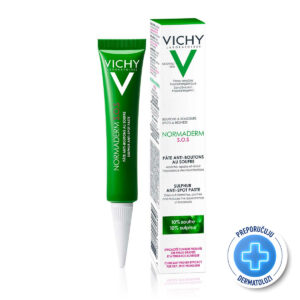 VICHY NORMADERM S.O.S. Sumporna pasta za masnu kožu sklonu nepravilnostima i crvenilu, 20 ml