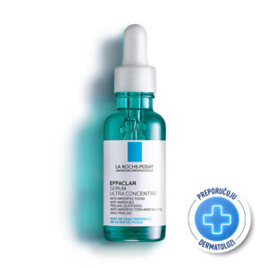 La Roche-Posay EFFACLAR ULTRA KONCENTRISANI SERUM Dnevni piling protiv nepravilnosti za kožu sklonu aknama u odraslom dobu, 30 ml