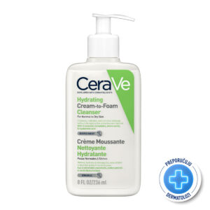CeraVe kremasta penušava emulzija za čišćenje normalne do suve kože 236ml