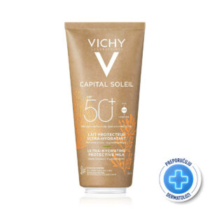 VICHY CAPITAL SOLEIL EKO Hidratantno mleko za zaštitu od sunca za lice i telo SPF50+, 200 ml AKCIJA