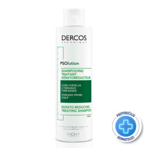 VICHY DERCOS PSOlution Šampon za vlasište sklono psorijazi protiv skvama, osećaja svraba i peskanja, 200 ml