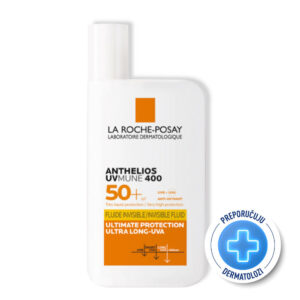 La Roche-Posay ANTHELIOS UVMUNE 400 Fluid SPF50+ Ultimativna zaštita od sunca protiv dubinskog oštećenja epidermisa, 50 ml