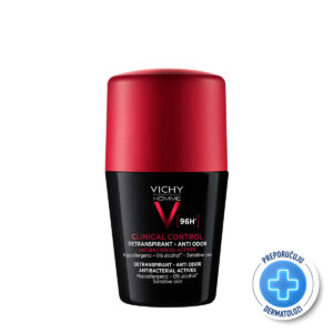 VICHY HOMME CLINICAL CONTROL Roll-on dezodorans protiv neprijatnih mirisa do 96h, 50 ml