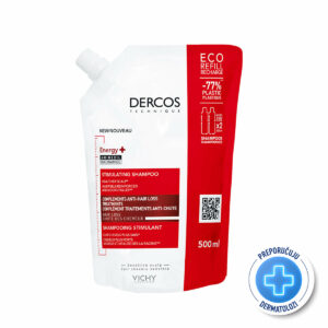 VICHY DERCOS ENERGY+ Stimulišući šampon protiv opadanja kose ECO REFILL, 500 ml
