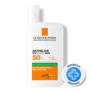 La Roche-Posay ANTHELIOS UVMUNE 400 OIL CONTROL Fluid za masnu kožu SPF50+, 50 ml