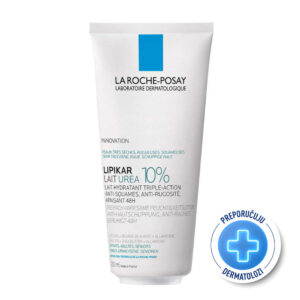 La Roche-Posay LIPIKAR LAIT UREA 10% Hidratantni losion sa trostrukim dejstvom protiv perutanja i hrapavosti, 200 ml