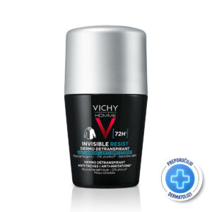 VICHY HOMME - Invisible resist 72h* - Dermo Detranspirant - Protiv mrlja I nadraženosti*, 50 ml