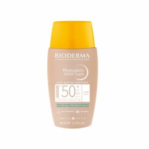 Bioderma Photoderm NUDE Touch SPF 50+ Light Mineralna tonirana zaštita od sunca Kombinovana ili masna koža 40ml