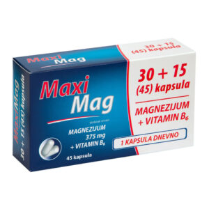 MAXI MAG 375MG 30+15 CPS