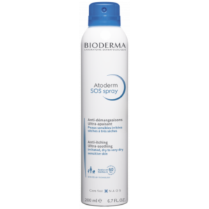 Bioderma Atoderm SOS spray Intenzivni umirujući sprej protiv svraba Veoma suva osetljiva koža 200ml