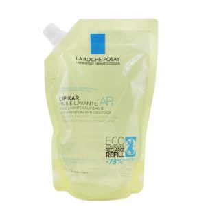 La Roche-Posay LIPIKAR HUILE LAVANTE AP+ Ulje za tuširanje za svakodnevno pranje osetljive suve kože s osećajem svraba i iritacija, pogodno za bebe, decu i odrasle REFILL, 400 ml