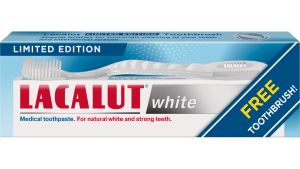 LACALUT WHITE 75ML+ CETKICA GRATIS