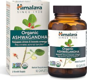 ASHWAGANDA ORGANIC HIMALAYA A60
