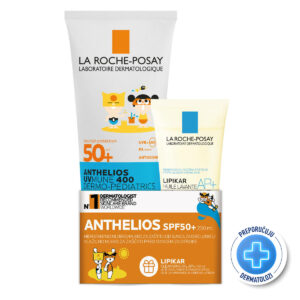 La Roche-Posay ANTHELIOS UVMUNE 400 DERMO - PEDIATRICS  SPF 50+, 250 ml+Lipikar Cleansing oil AP+ 100ML PROMO PAKET AKCIJA