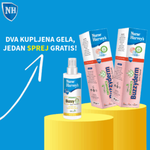 NURSE HARVEY’S BUZZYDERM AKCIJA 2+1 SPREJ GRATIS