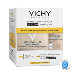 Vichy Neovadiol dnevna krema 50ml+ Neovadiol krema za područije oko očiju i usana 15ml PROMO PAKOVANJE