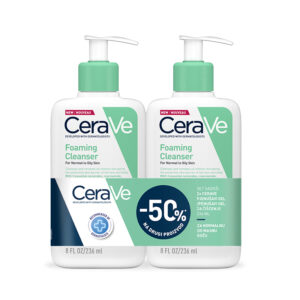 CeraVe Penušavi gel za čišćenje za normalnu i masnu kožu 236 ml + Foaming cleanser 236ml PROMO PAKOVANJE