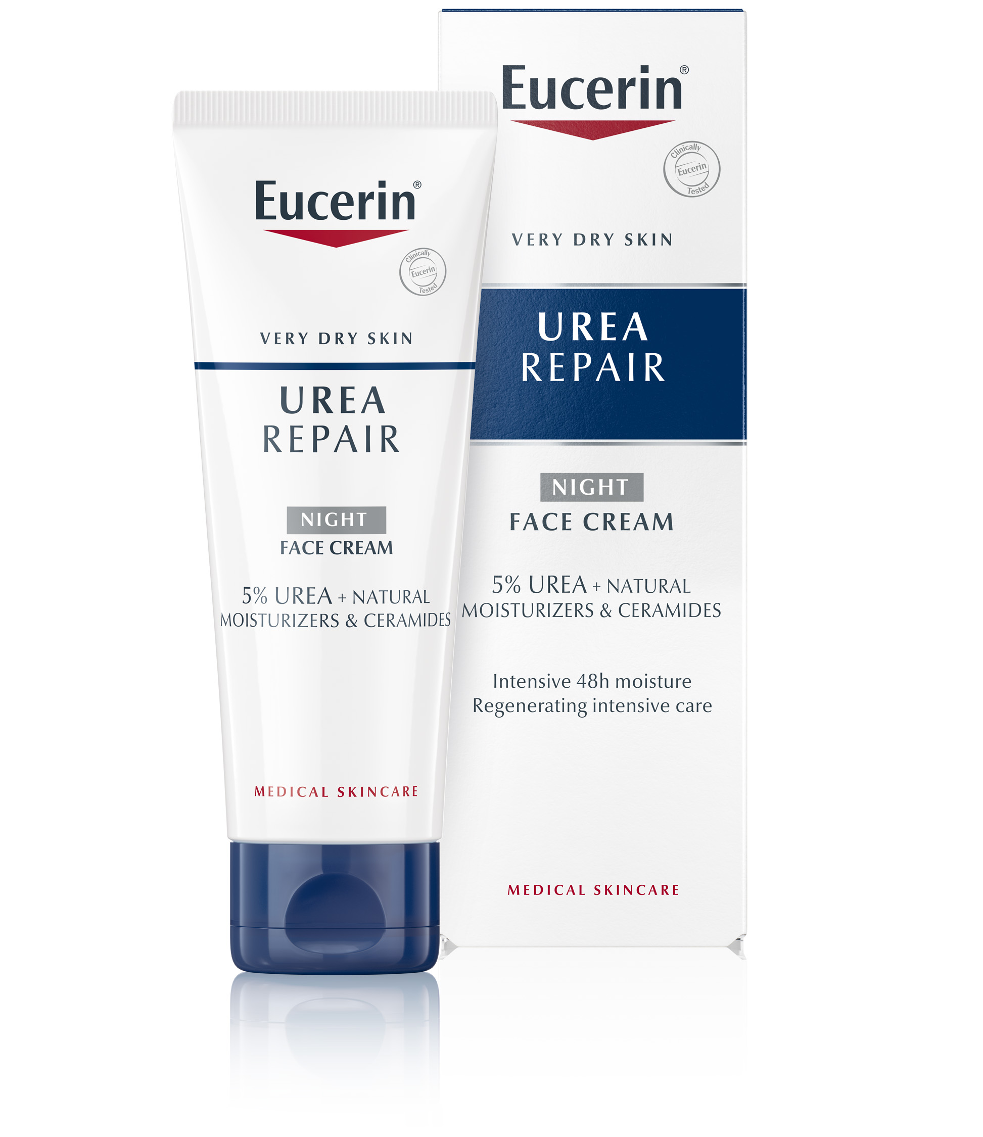 Eucerin Noćna krema za lice sa 5 % Uree