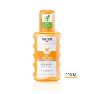 Eucerin Oil Control Dry Touch sprej za zaštitu osetljive kože od sunca SPF 30