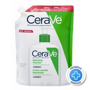 CeraVe Hidratantna emulzija za čišćenje za normalnu do suvu kožu, Refill 473ml