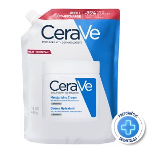 CeraVe Hidratantna krema za suvu do vrlo suvu kožu, Refill 454g