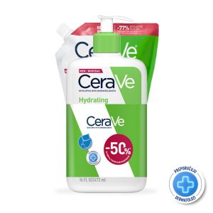 CeraVe Hidratantna emulzija za čišćenje za normalnu do suvu kožu 473ml + 50 % na Refill pakovanje 473ml