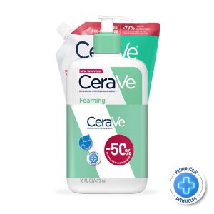 CeraVe Penušavi gel za čišćenje za normalnu do masnu kožu 473ml + 50% na Refill pakovanje 473ml