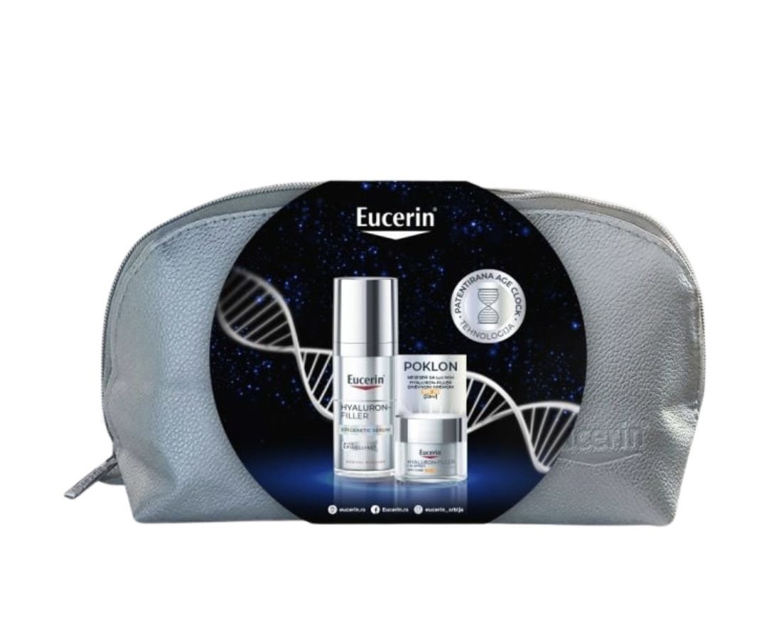 Eucerin Box Epigenetic Serum, 30 ml + Hyaluron Filler SPF 30, 20 ml GRATIS