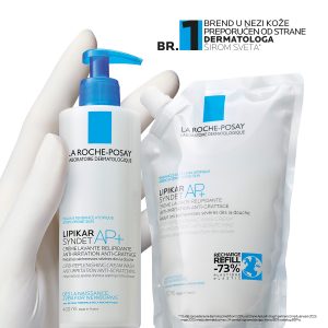 La Roche Posay set Lipikar Syndet 400ml + Lipikar Syndet Refill 400ml