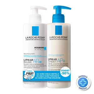La Roche Posay Lipikar Baume AP+ 400 ml i Lipikar Syndet 400ml