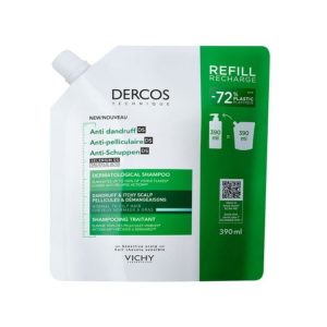 Vichy dercos šampon protiv peruti za masnu kosu 390ml - refill