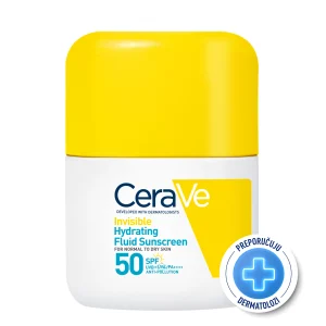 CeraVe Nevidljivi hidratantni fluid za zaštitu od sunca, SPF 50, visoka zaštita, 50 ml