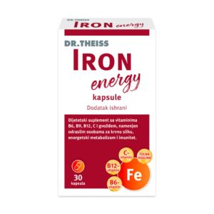 Dr Theiss Iron energy kapsule sa gvožđem a30