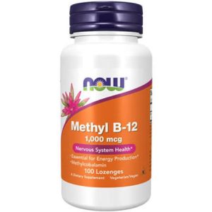 NOW Methyl B-12 1000mcg 100 lozengi