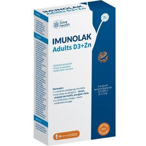 Imunolak Adults D3+Zn 30kapsula